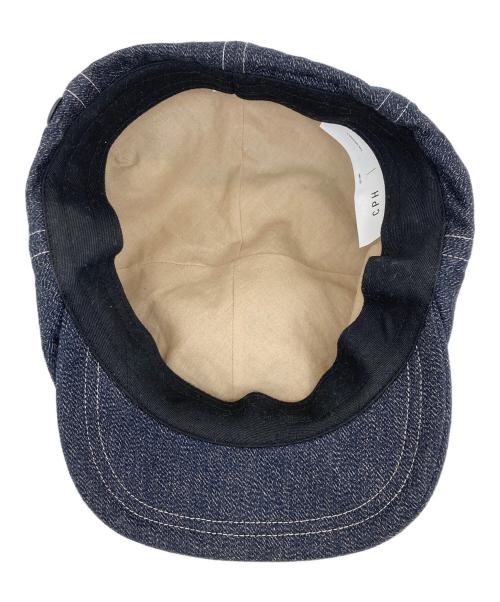 CPH（シーピーエイチ）CPH (シーピーエイチ) waiper (ワイパー) 別注 510HTW HEATHER TWILL ヘザーツイルキャスケット “COMPACT” ネイビー サイズ:Medium/Largeの古着・服飾アイテム
