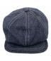 CPH (シーピーエイチ) waiper (ワイパー) 別注 510HTW HEATHER TWILL ヘザーツイルキャスケット “COMPACT” ネイビー サイズ:Medium/Large：8000円