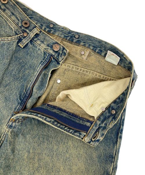 Wrangler（ラングラー）Wrangler (ラングラー) 復刻シンチバックデニムパンツ ブルー サイズ:30の古着・服飾アイテム