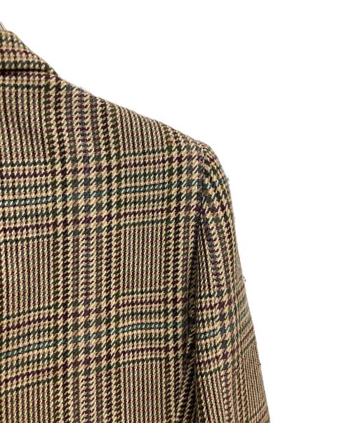 Burberry's（バーバリーズ）Burberry's (バーバリーズ) チェックテーラードジャケット ブラウン サイズ:7ARの古着・服飾アイテム