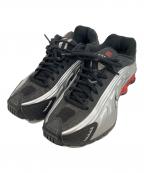 NIKEナイキ）の古着「Shox R4 "Black/Light Crimson/Metallic Silver"」｜ブラック×シルバー