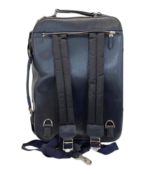 PELLE MORBIDA（ペッレモルビダ）PELLE MORBIDA (ペッレモルビダ) CAPITANO  バックパック型ブリーフバッグ ネイビーの古着・服飾アイテム
