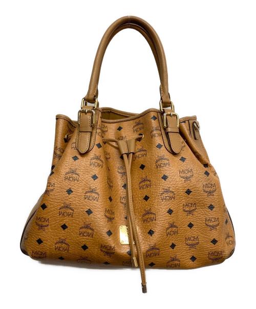 MCM（エムシーエム）MCM (エムシーエム) ヴィセトス ハンドバッグ ブラウンの古着・服飾アイテム
