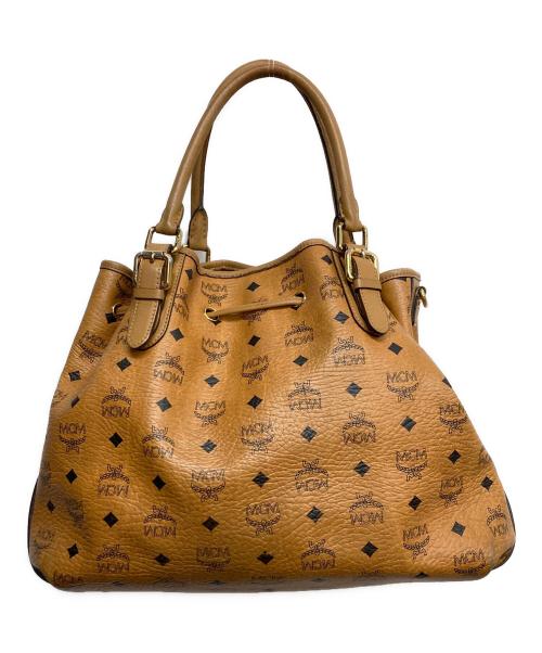 MCM（エムシーエム）MCM (エムシーエム) ヴィセトス ハンドバッグ ブラウンの古着・服飾アイテム
