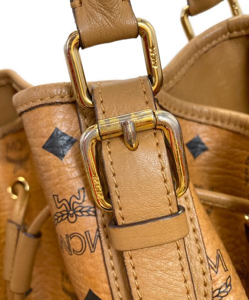 MCM（エムシーエム）MCM (エムシーエム) ヴィセトス ハンドバッグ ブラウンの古着・服飾アイテム