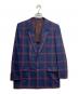 Paul Smith（ポールスミス）の古着「チェックテーラードジャケット」｜ネイビー×パープル