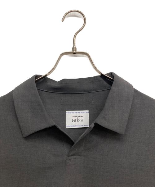 UNITED ARROWS & SONS（ユナイテッドアローズ＆サンズ）UNITED ARROWS & SONS (ユナイテッドアローズ＆サンズ) by DAISUKE OBANA S/T PL SHIRT グレー サイズ:Lの古着・服飾アイテム