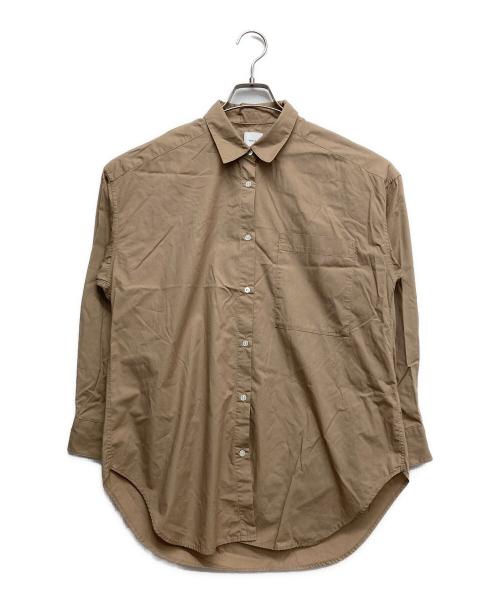 Spick and Span（スピック＆スパン）Spick and Span (スピック＆スパン) 50コットンオーバーシャツ ベージュ サイズ:Freeの古着・服飾アイテム