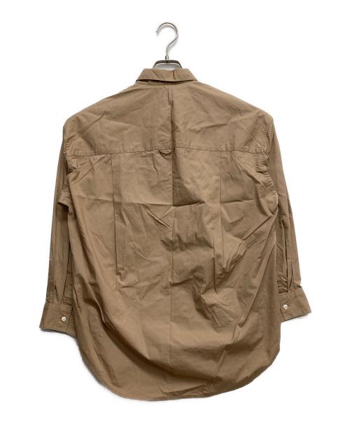 Spick and Span（スピック＆スパン）Spick and Span (スピック＆スパン) 50コットンオーバーシャツ ベージュ サイズ:Freeの古着・服飾アイテム