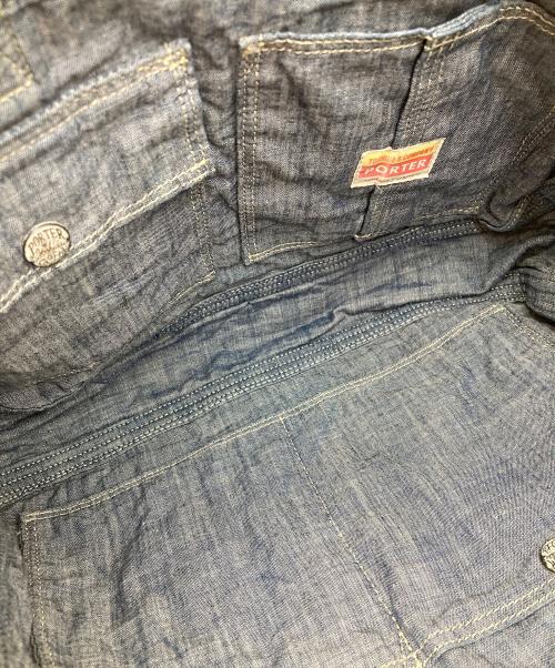PORTER（ポーター）PORTER (ポーター) リバーシブルトートバッグ インディゴの古着・服飾アイテム