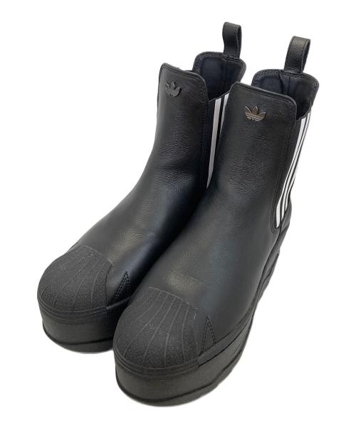 adidas（アディダス）adidas (アディダス) atmos (アトモス) SSTR PLATFORM BOOTS ブラック サイズ:24の古着・服飾アイテム