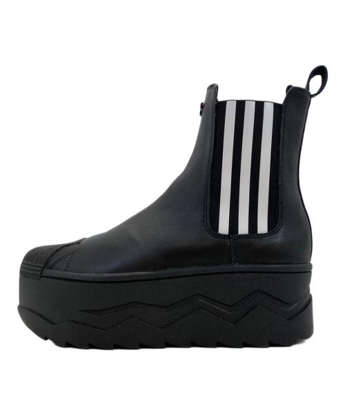 adidas（アディダス）adidas (アディダス) atmos (アトモス) SSTR PLATFORM BOOTS ブラック サイズ:24の古着・服飾アイテム
