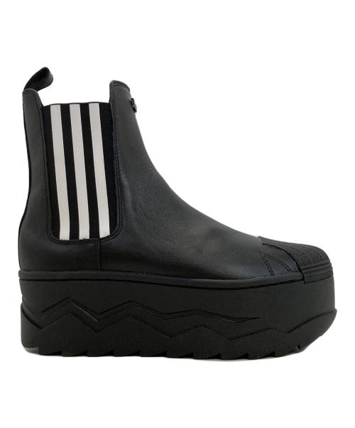 adidas（アディダス）adidas (アディダス) atmos (アトモス) SSTR PLATFORM BOOTS ブラック サイズ:24の古着・服飾アイテム