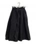 biyoma（ビヨーマ）の古着「COTTON GATHER TUCK SKIRT」｜ブラック