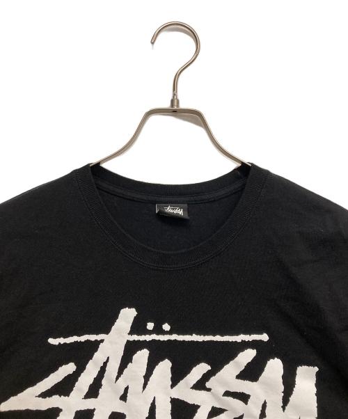stussy（ステューシー）stussy (ステューシー) ワールドツアーロングスリーブTシャツ ブラック サイズ:Mの古着・服飾アイテム