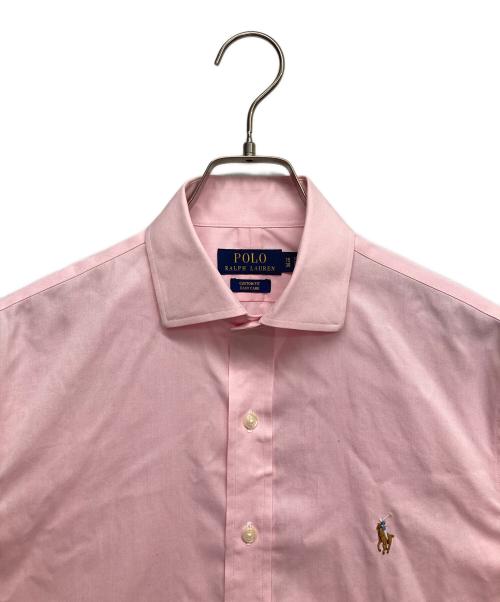 POLO RALPH LAUREN（ポロ・ラルフローレン）POLO RALPH LAUREN (ポロ・ラルフローレン) フレンチカラーシャツ ピンク サイズ:15の古着・服飾アイテム