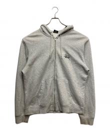 stussy（ステューシー）の古着「ジップアップパーカー」｜グレー