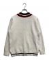 FRED PERRY (フレッドペリー) Vネックニット ホワイト サイズ:M：5000円