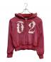 2002（ニセンニ）の古着「Numbering Zip Up Hoodie」｜ピンク