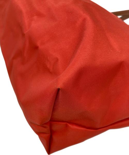 LONGCHAMP（ロンシャン）LONGCHAMP (ロンシャン) ルプリアージュ ハンドバッグ レッドの古着・服飾アイテム