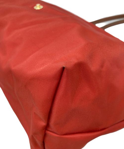 LONGCHAMP（ロンシャン）LONGCHAMP (ロンシャン) ルプリアージュ ハンドバッグ レッドの古着・服飾アイテム