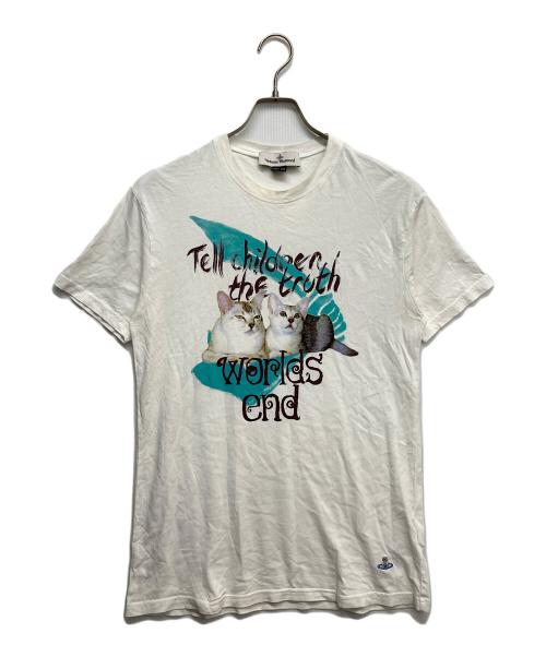 Vivienne Westwood（ヴィヴィアンウエストウッド）Vivienne Westwood (ヴィヴィアンウエストウッド) プリントTシャツ ホワイト サイズ:Xsの古着・服飾アイテム