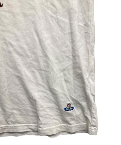 Vivienne Westwood（ヴィヴィアンウエストウッド）Vivienne Westwood (ヴィヴィアンウエストウッド) プリントTシャツ ホワイト サイズ:Xsの古着・服飾アイテム