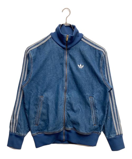 adidas（アディダス）adidas (アディダス) アディカラー デニム ファイヤーバード トラックトップ インディゴ サイズ:Lの古着・服飾アイテム
