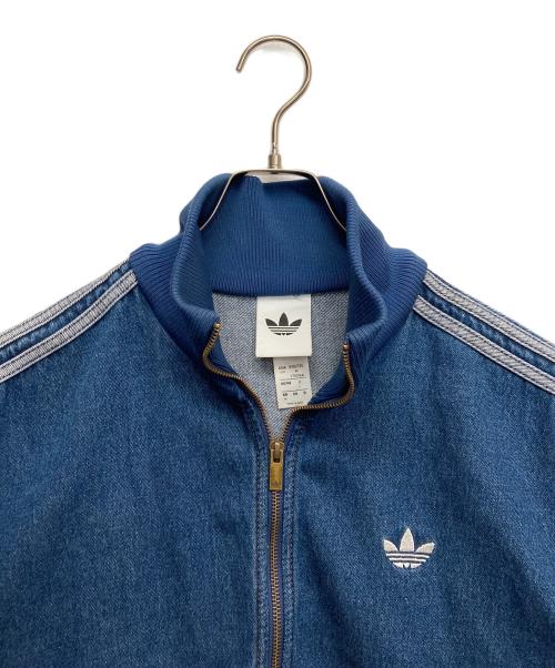 adidas（アディダス）adidas (アディダス) アディカラー デニム ファイヤーバード トラックトップ インディゴ サイズ:Lの古着・服飾アイテム