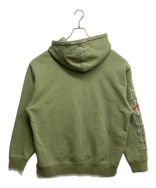 SUPREME（シュプリーム）Supreme (シュプリーム) NIKE (ナイキ) Hooded Sweatshirt カーキ サイズ:Mの古着・服飾アイテム