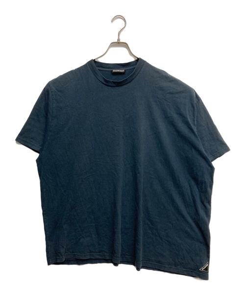 BALENCIAGA（バレンシアガ）BALENCIAGA (バレンシアガ) Shifted T-shirt ネイビー サイズ:XSの古着・服飾アイテム