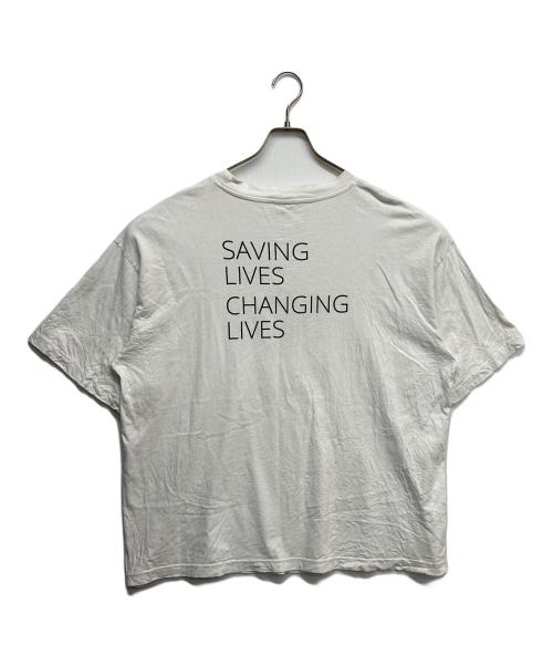 BALENCIAGA（バレンシアガ）BALENCIAGA (バレンシアガ) プリントTシャツ ホワイト サイズ:Lの古着・服飾アイテム