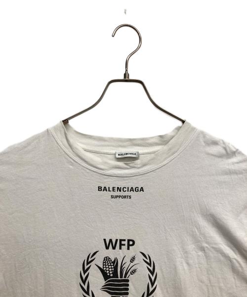 BALENCIAGA（バレンシアガ）BALENCIAGA (バレンシアガ) プリントTシャツ ホワイト サイズ:Lの古着・服飾アイテム