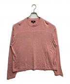 stussyステューシー）の古着「Football Sweater」｜ピンク