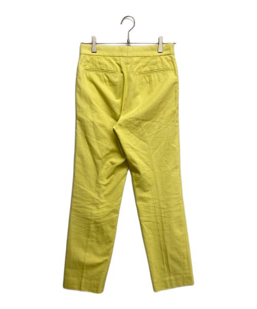 DRAWER（ドゥロワー）DRAWER (ドゥロワー) コットンツイルスリムパンツ イエロー サイズ:36の古着・服飾アイテム