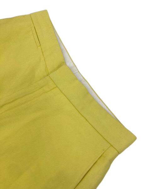DRAWER（ドゥロワー）DRAWER (ドゥロワー) コットンツイルスリムパンツ イエロー サイズ:36の古着・服飾アイテム