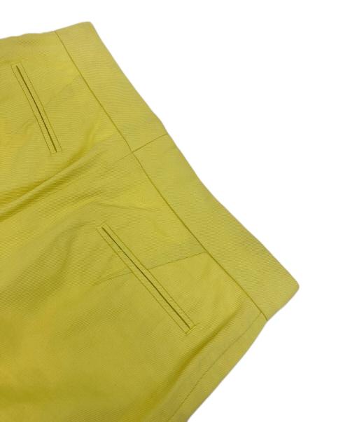 DRAWER（ドゥロワー）DRAWER (ドゥロワー) コットンツイルスリムパンツ イエロー サイズ:36の古着・服飾アイテム