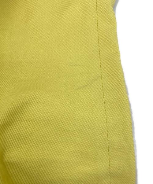 DRAWER（ドゥロワー）DRAWER (ドゥロワー) コットンツイルスリムパンツ イエロー サイズ:36の古着・服飾アイテム