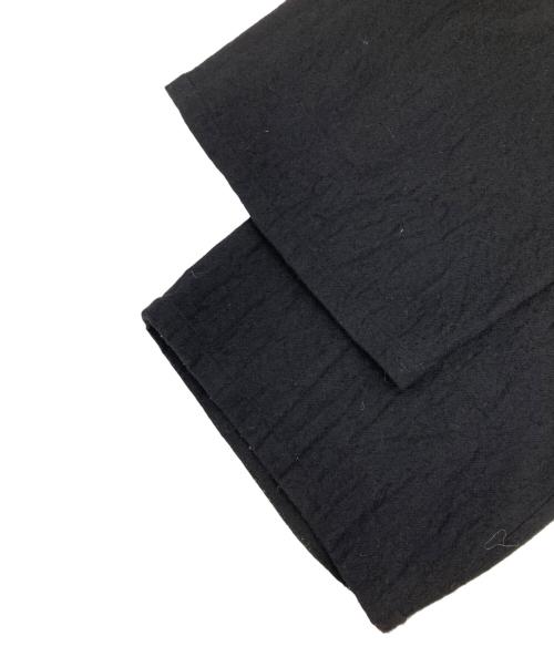 Yohji Yamamoto + NOIR（ヨウジヤマモト プリュス ノアール）Yohji Yamamoto + NOIR (ヨウジヤマモト プリュス ノアール) ウールワイドスラックス ブラック サイズ:2の古着・服飾アイテム