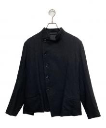 YOHJI YAMAMOTO（ヨウジヤマモト）の古着「ウールスタンドカラージャケット」｜ブラック
