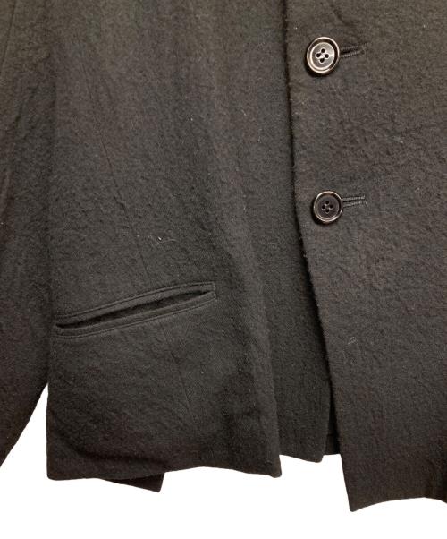 YOHJI YAMAMOTO（ヨウジヤマモト）YOHJI YAMAMOTO (ヨウジヤマモト) ウールスタンドカラージャケット ブラック サイズ:無しの古着・服飾アイテム