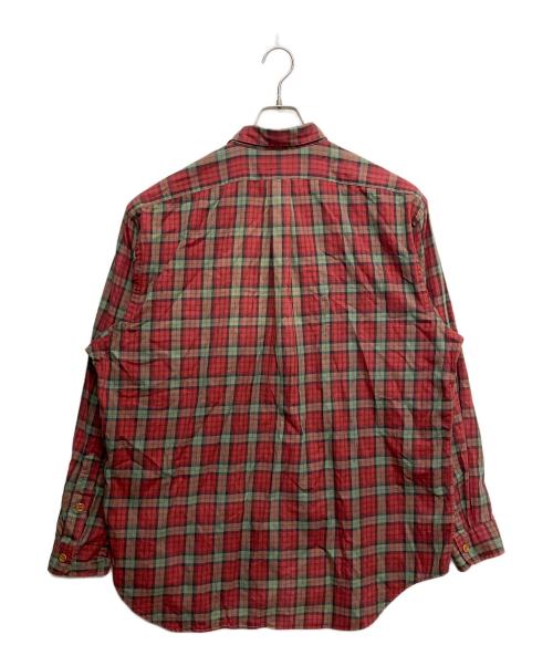POLO RALPH LAUREN（ポロ・ラルフローレン）POLO RALPH LAUREN (ポロ・ラルフローレン) ロングスリーブシャツ グリーン×レッド サイズ:XLの古着・服飾アイテム