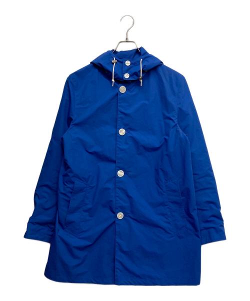 Traditional Weatherwear（トラディショナルウェザーウェア）Traditional Weatherwear (トラディショナルウェザーウェア) リバーシブルフーテッドジャケット ブルー サイズ:40の古着・服飾アイテム