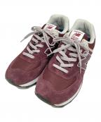 NEW BALANCEニューバランス）の古着「ローカットスニーカー」｜エンジ