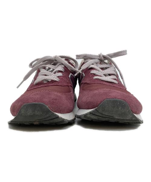 NEW BALANCE（ニューバランス）NEW BALANCE (ニューバランス) ローカットスニーカー エンジ サイズ:28の古着・服飾アイテム