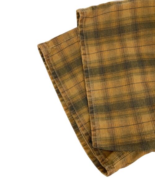 stussy（ステューシー）stussy (ステューシー) チェックバギーパンツ ブラウン サイズ:32の古着・服飾アイテム