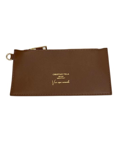 CHRISTIAN VILLA（クリスチャンヴィラ）CHRISTIAN VILLA (クリスチャンヴィラ) TENESSE BAG ブラウンの古着・服飾アイテム