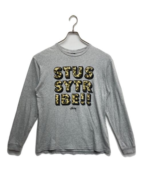 stussy（ステューシー）stussy (ステューシー) ロングスリーブTシャツ グレー サイズ:Lの古着・服飾アイテム