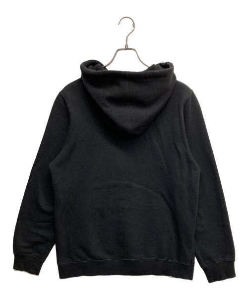 stussy（ステューシー）stussy (ステューシー) プリントプルオーバーパーカー ブラック サイズ:Ｓの古着・服飾アイテム