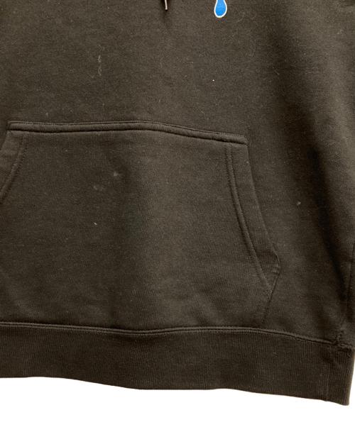 stussy（ステューシー）stussy (ステューシー) プリントプルオーバーパーカー ブラック サイズ:Ｓの古着・服飾アイテム